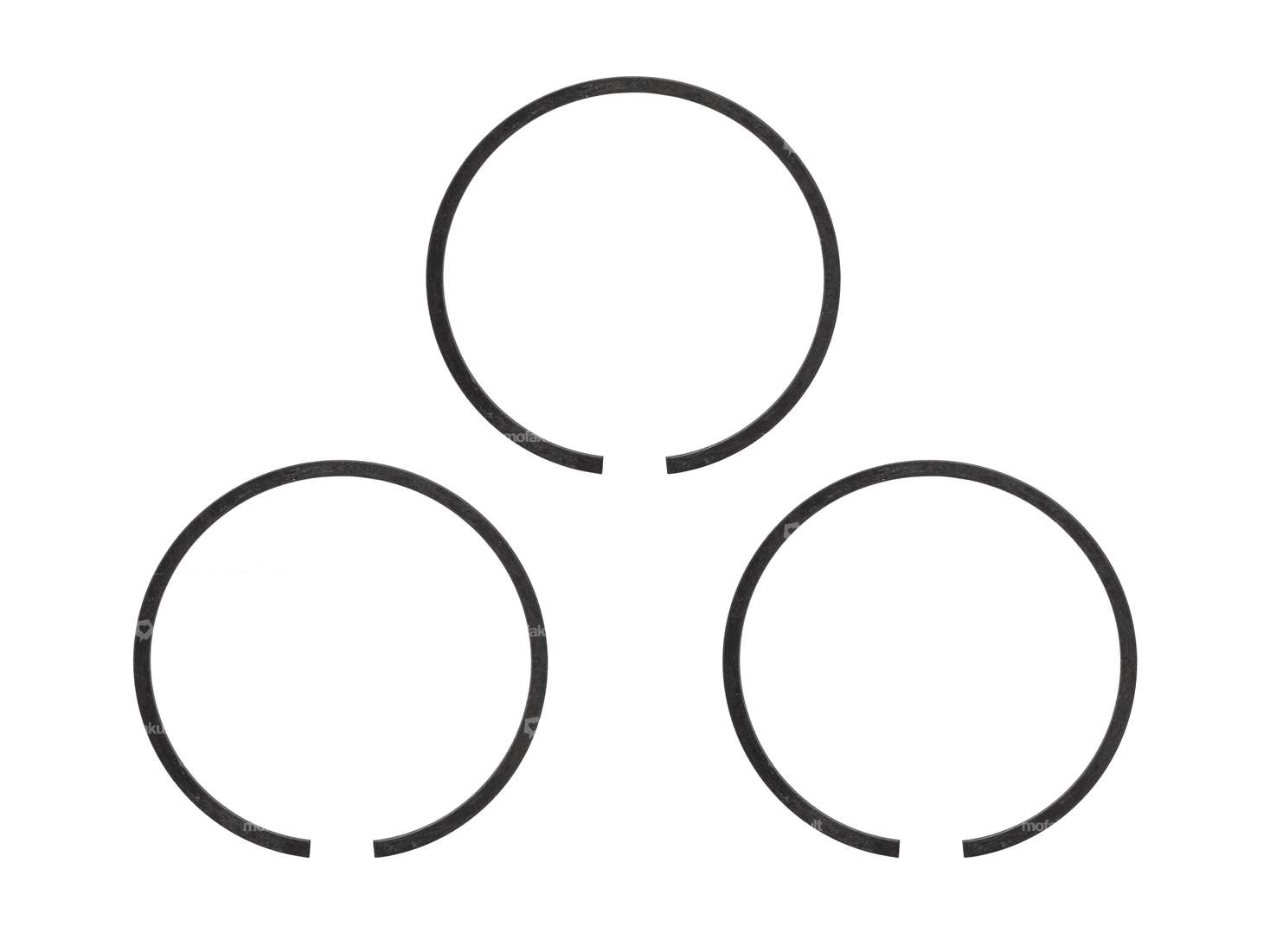 Segments de piston Ø 39.4 x 1.7 bout droit (3 pcs.) | Solex Carousel Image 1