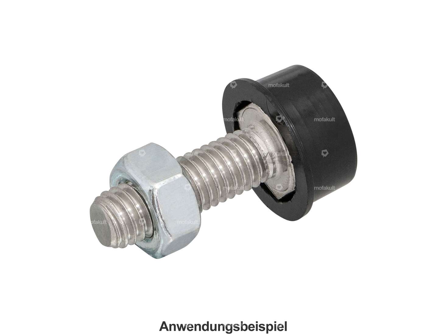 Cache tête hexagonale extérieure M10 noir Carousel Image 4