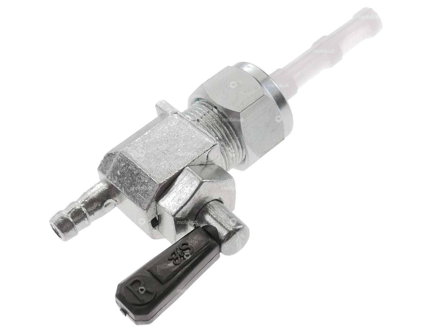 Robinet d'essence vertical M16x1 (avec écrou-raccord) sortant par le bas Carousel Image 3