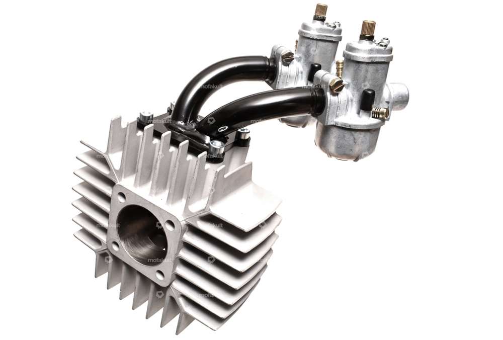 MLM 15 mm tubulure d'admission double carburateur Gilardoni italkit Carousel Image 5