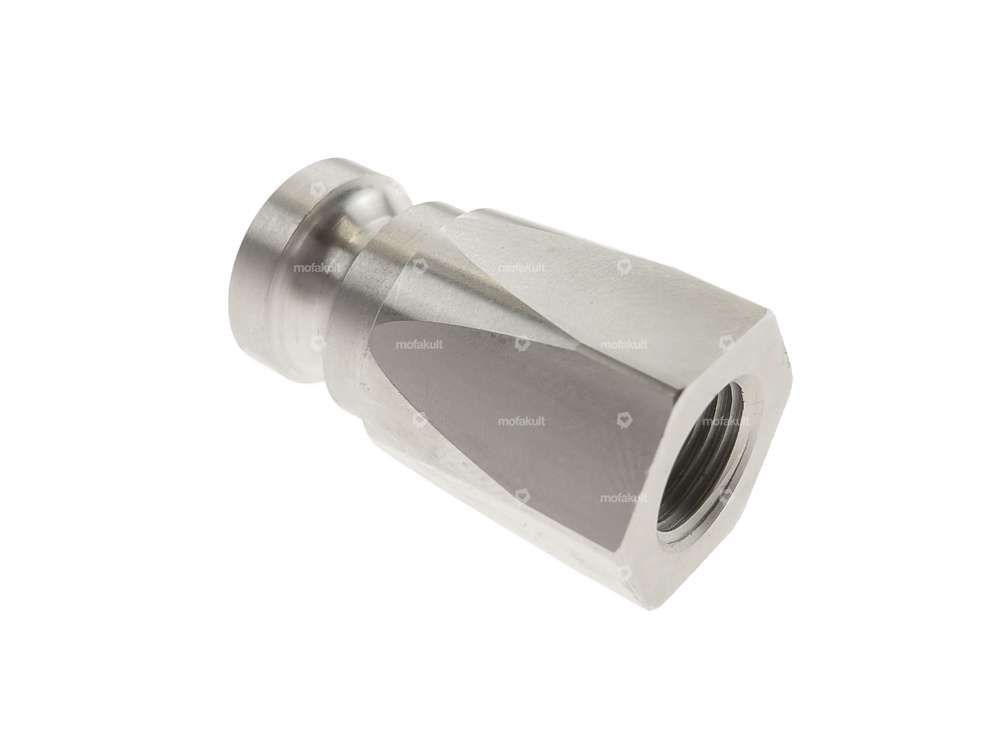 66HEROES Mounting pin M11x1 Wheel axle License plate holder side Inox Carousel Image 2