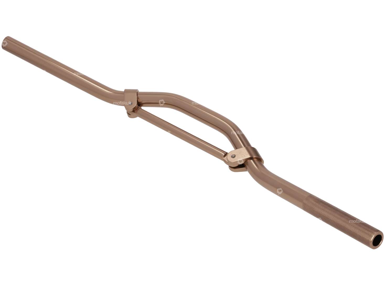 66HEROES Guidon de course Plaque de fourche 7 cm Alu gris-titane Carousel Image 2