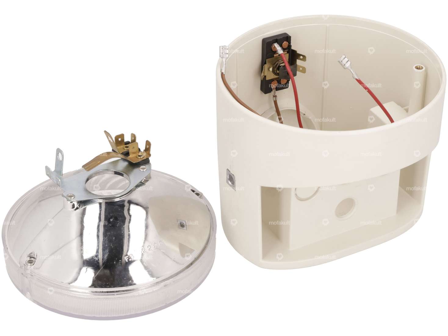 Headlight angular cream white (3 switch positions) | Piaggio SI Carousel Image 3