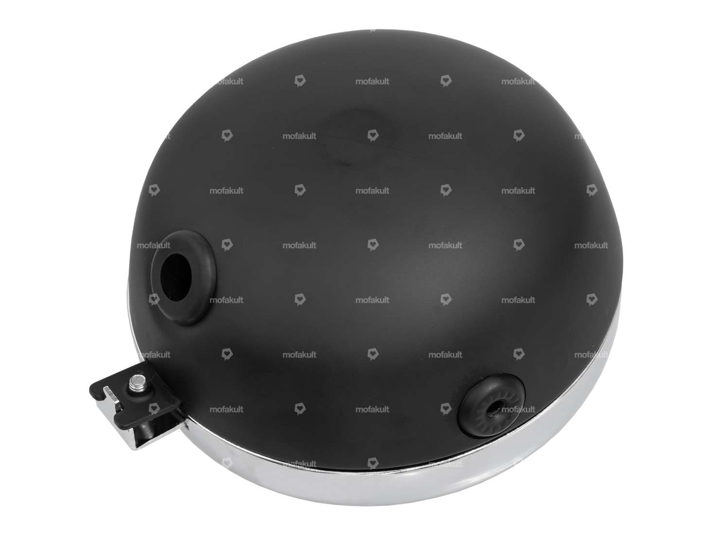 Spotlight round Ø 13 cm chrome / black Carousel Image 3