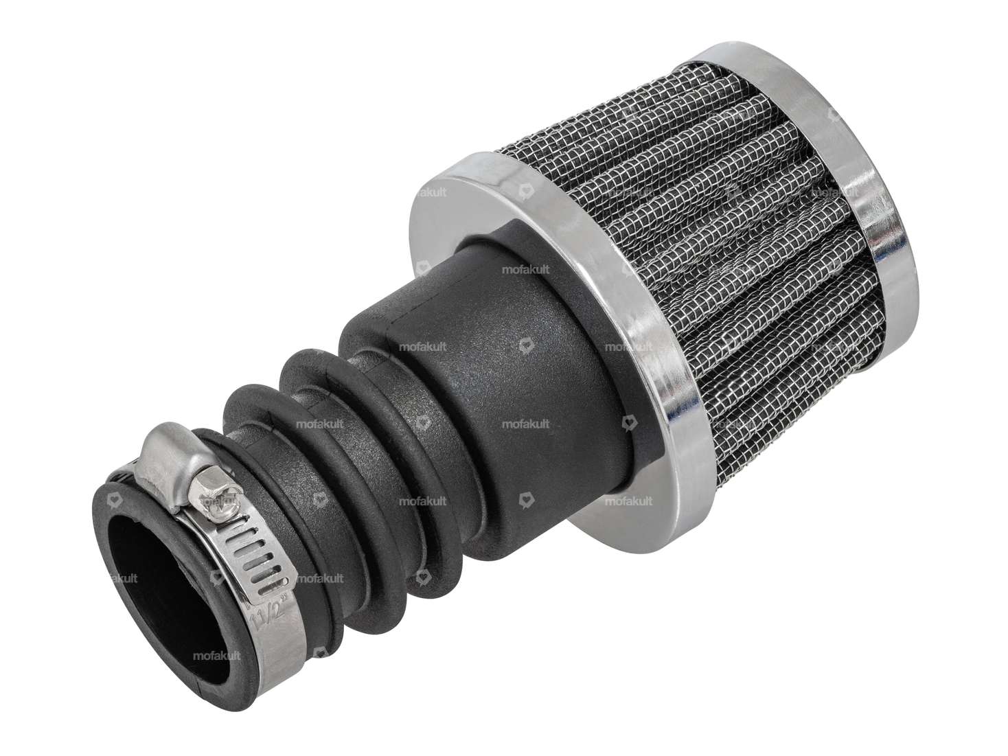 GPO Filtre à air champignon grille chrome 28 - 32 mm Carousel Image 1