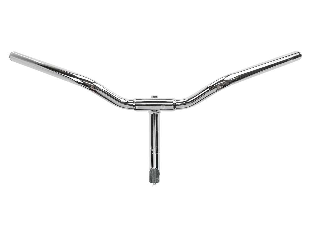 Guidon avec potence 9 cm pivotant en chrome Carousel Image 1