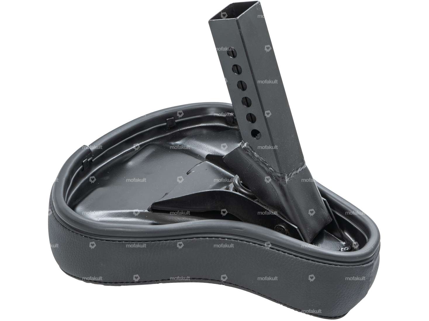 Selle "Tomos" à tige rétractable noire Carousel Image 2