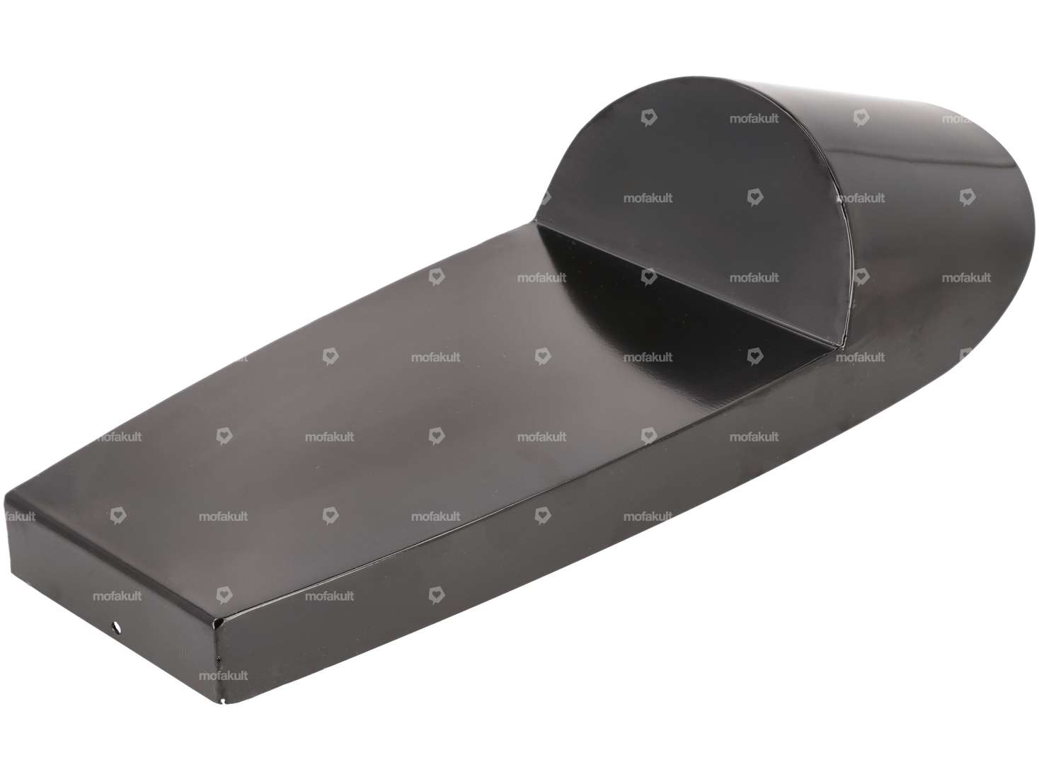 MLM coque de selle Cafe Racer ronde noire Carousel Image 1