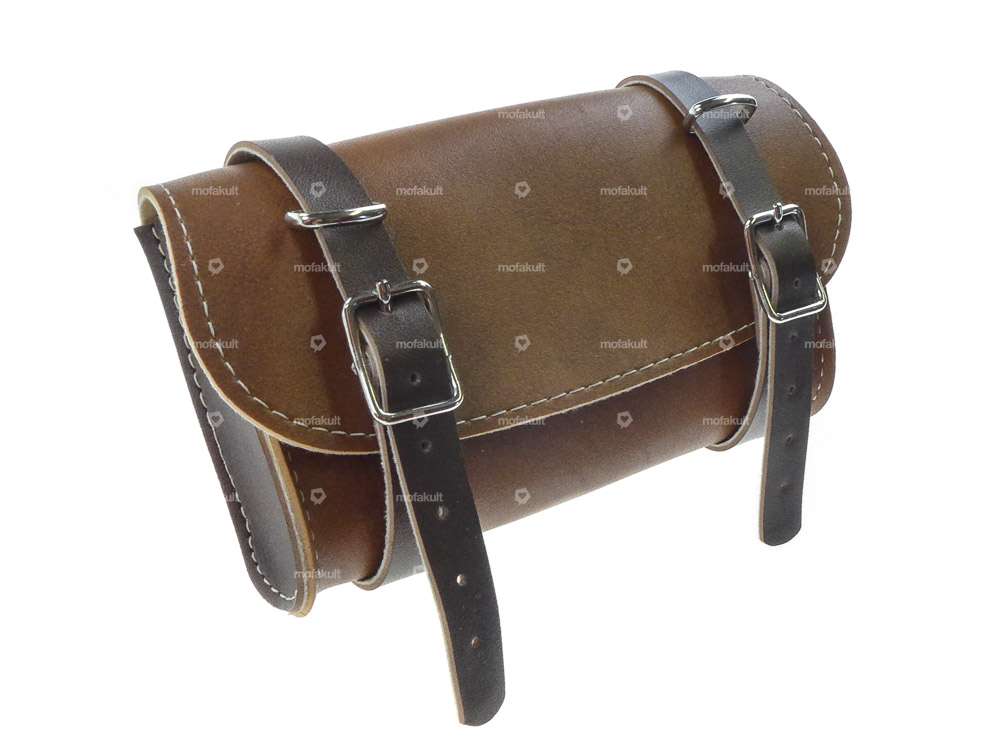 Sacoche de selle marron / marron foncé Carousel Image 1