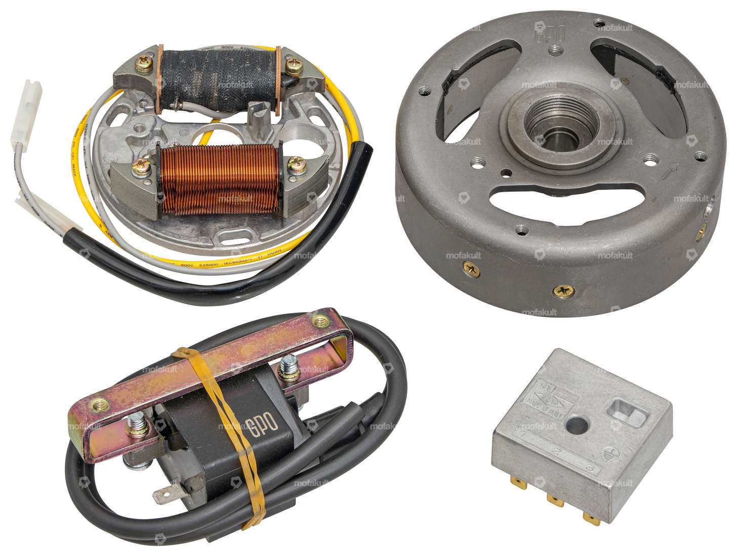 GPO CDI Kit d'allumage tournant à gauche 12V Carousel Image 1