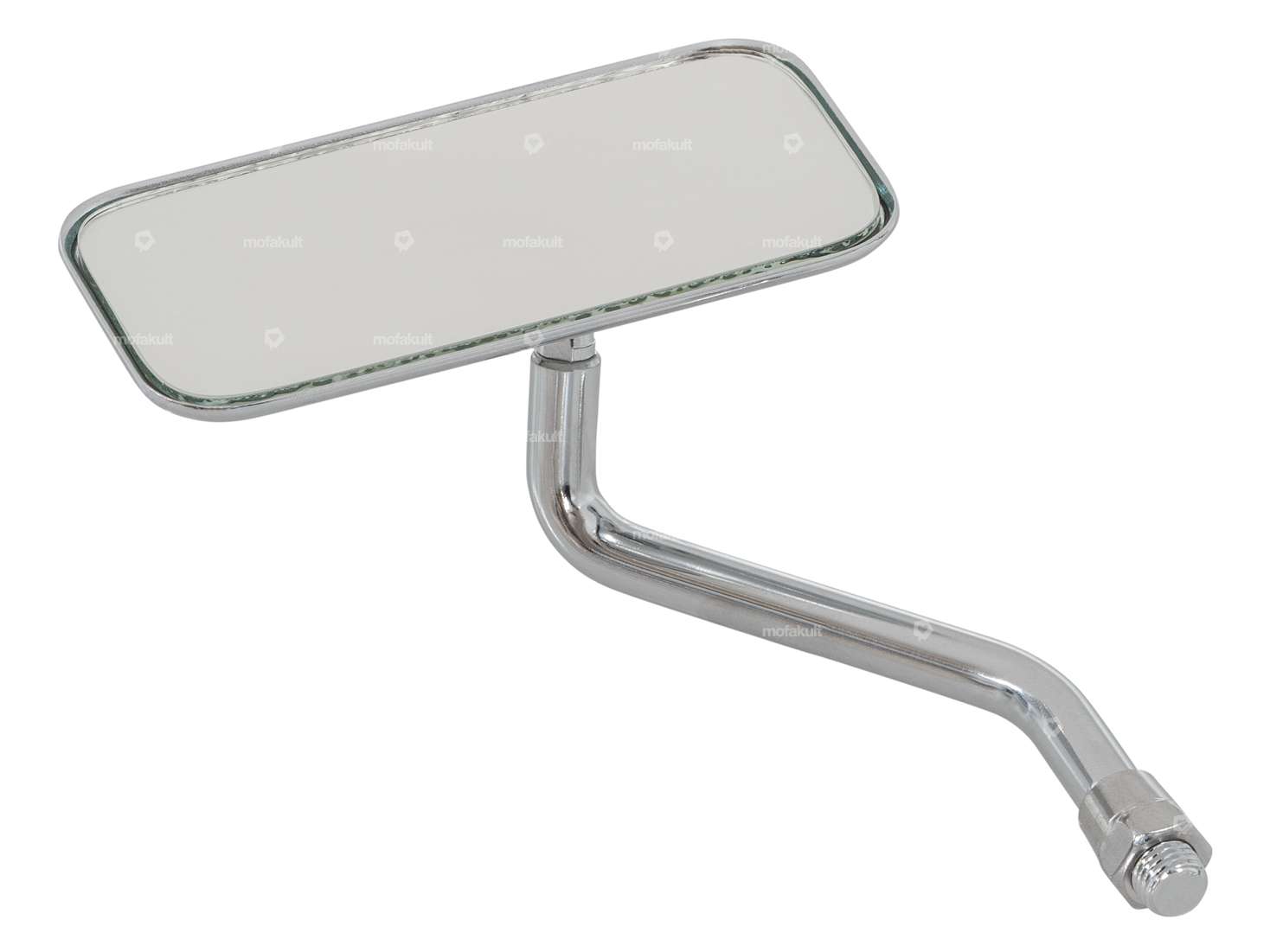 Mirror "Chopper" short left chrome Carousel Image 2