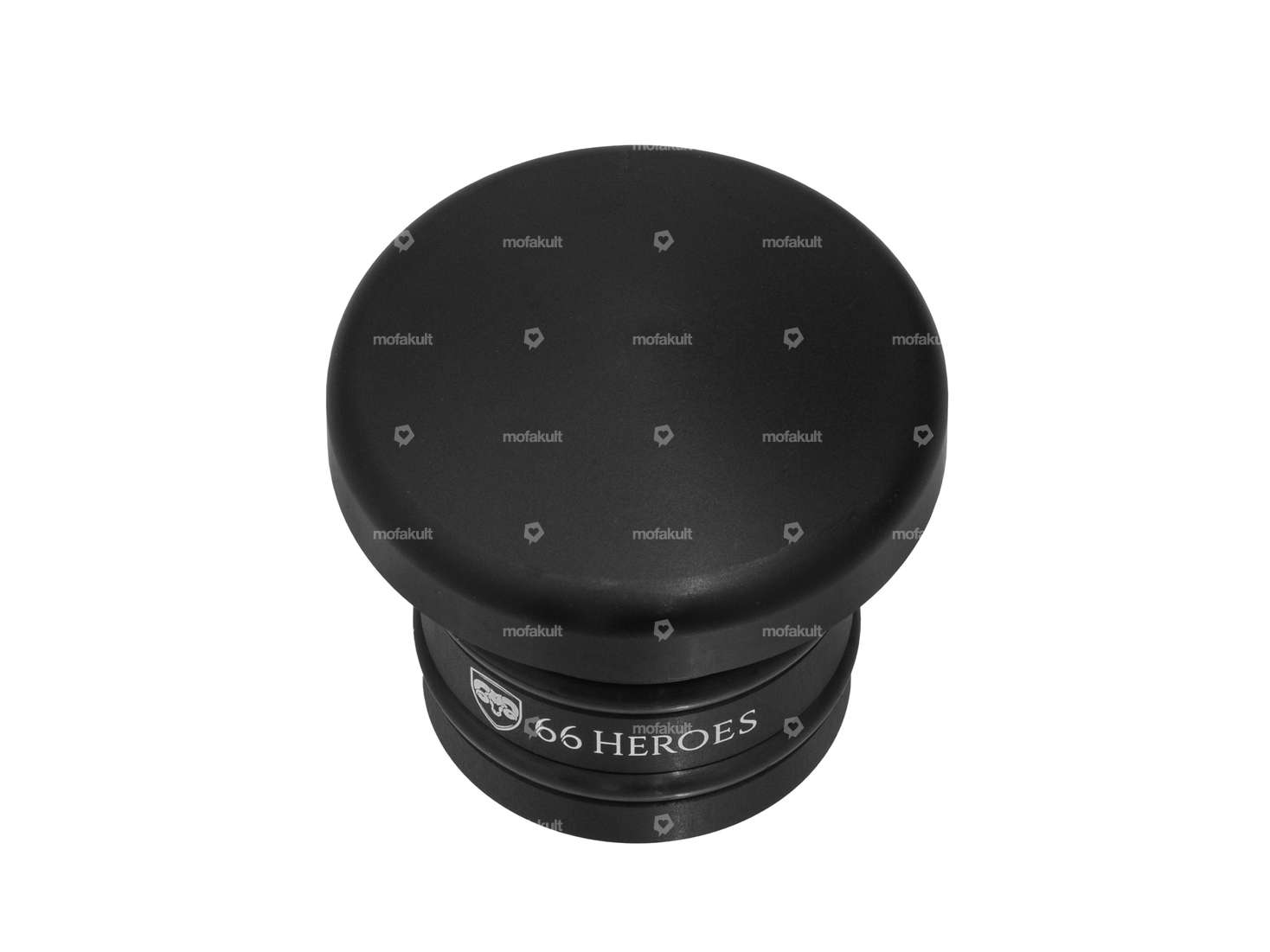 66HEROES Bouchon de réservoir rond noir | Piaggio Ciao, Bravo Carousel Image 1