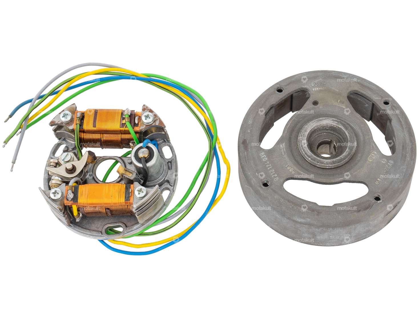 Zündung rechtsdrehend externe Zündspule / Zusatzlichtspulen 6V 22-5 / 10W NOS Carousel Image 1