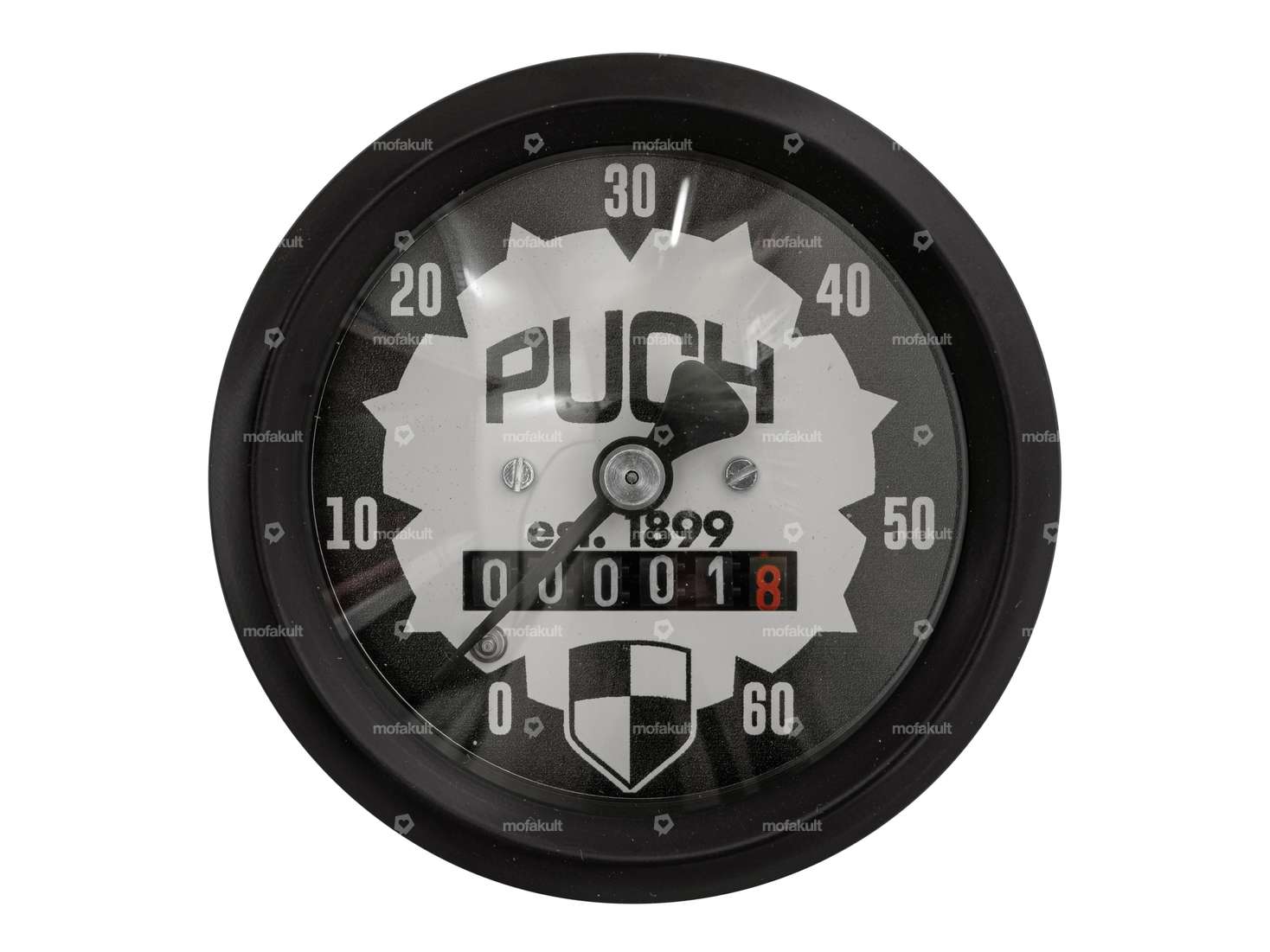 66HEROES Tachymètre 60 km/h Ø 60 mm | Logo Puch Carousel Image 2