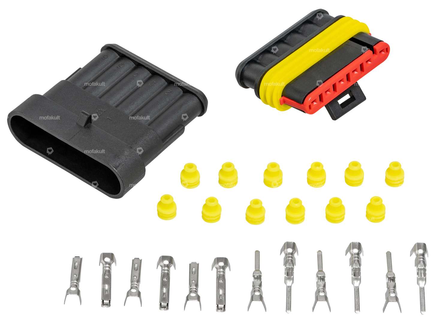 Superseal plug 6-pin waterproof Carousel Image 1