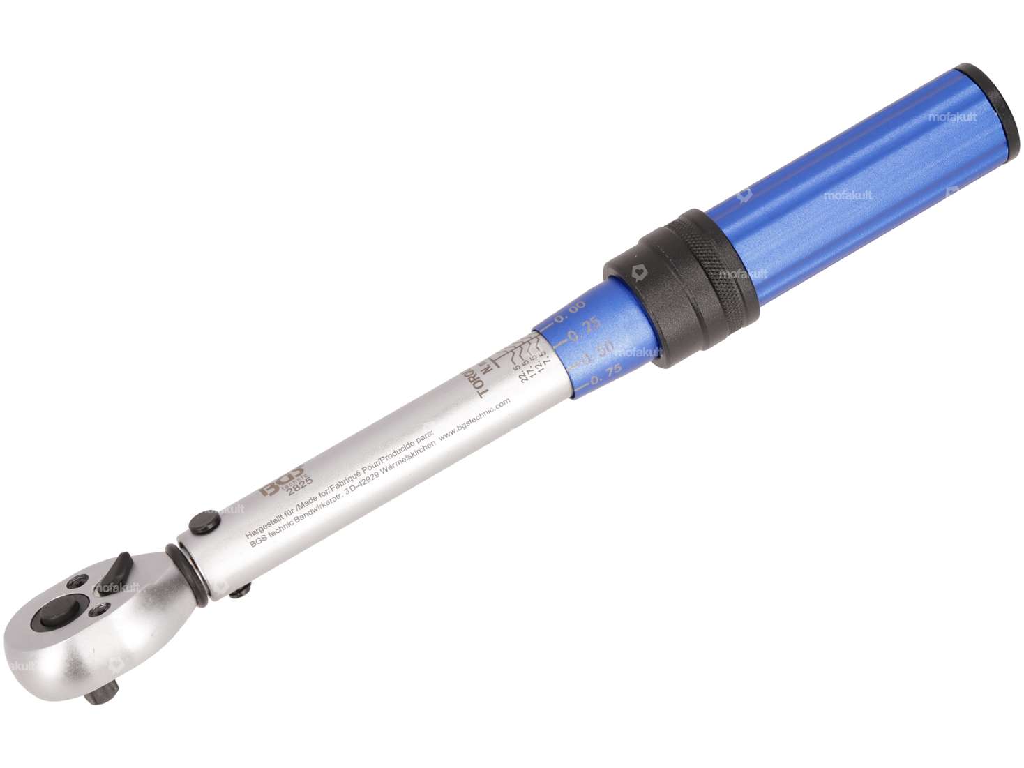 BGS Torque wrench 1/4" (5 - 25 Nm) Carousel Image 1