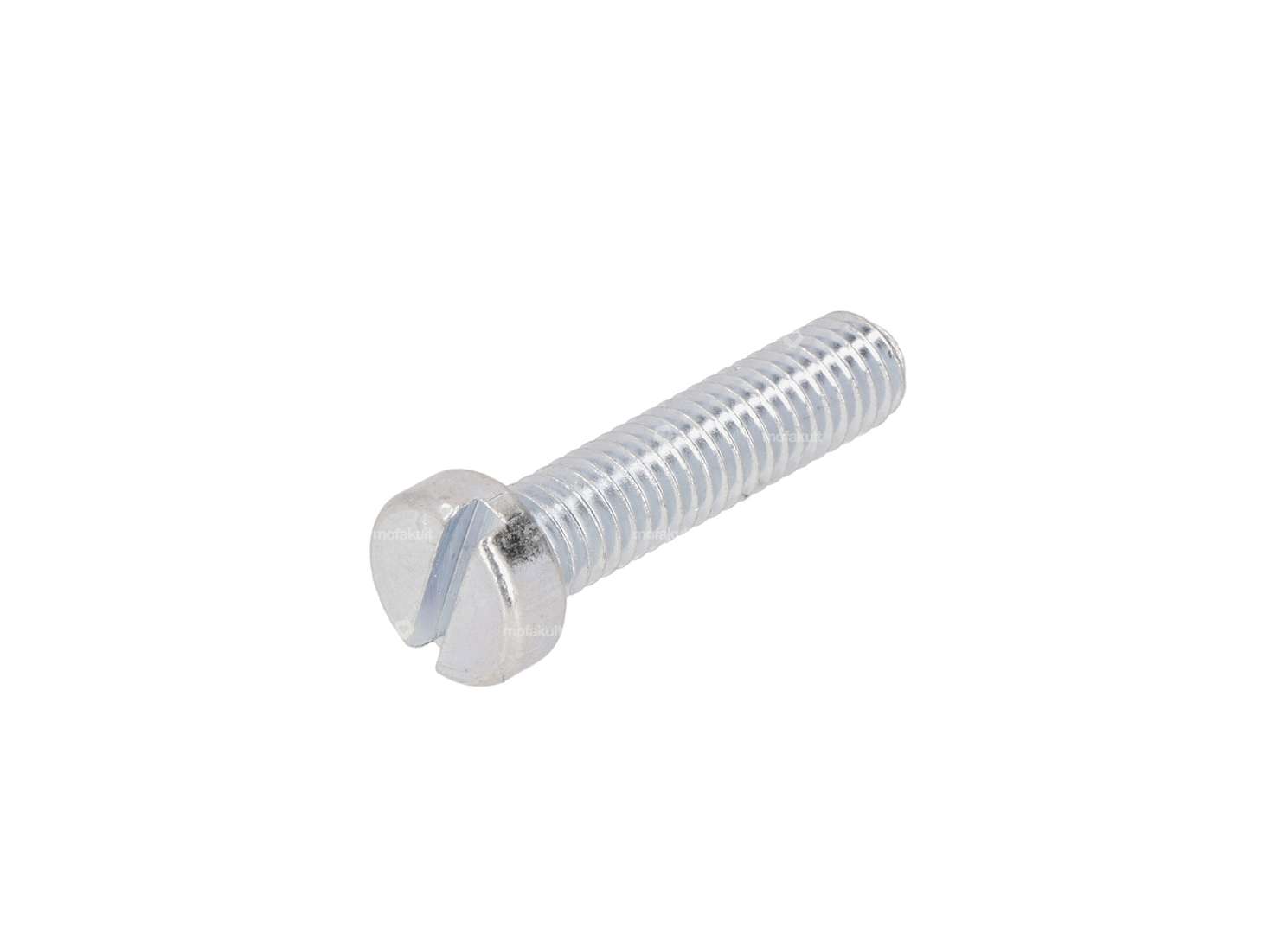 Screw M6x25 cylinder head slot galvanized Carousel Image 1