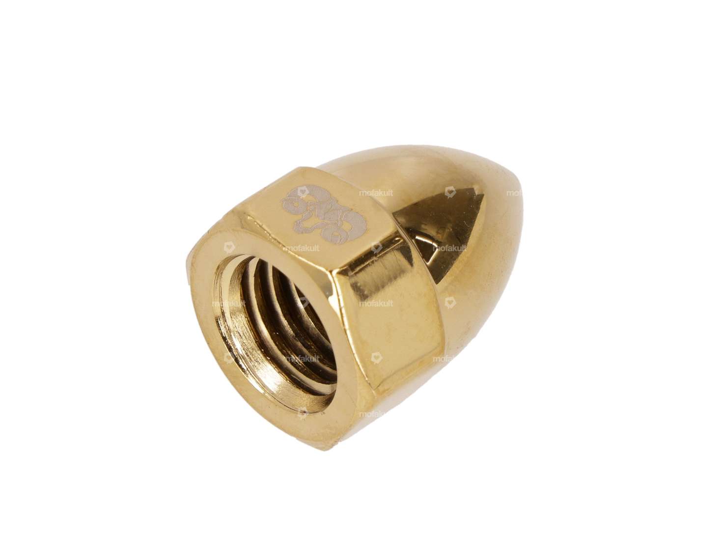 66HEROES Spitzmutter «Bullit» M5 - M12 gold Inox Carousel Image 2