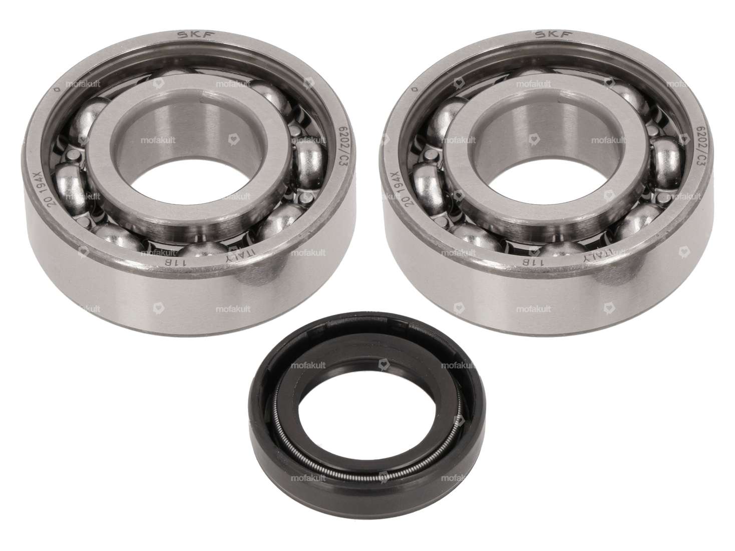 SKF Bearing Set & Oil Seal Engine | Piaggio Ciao, SI, Bravo, Boxer Carousel Image 1