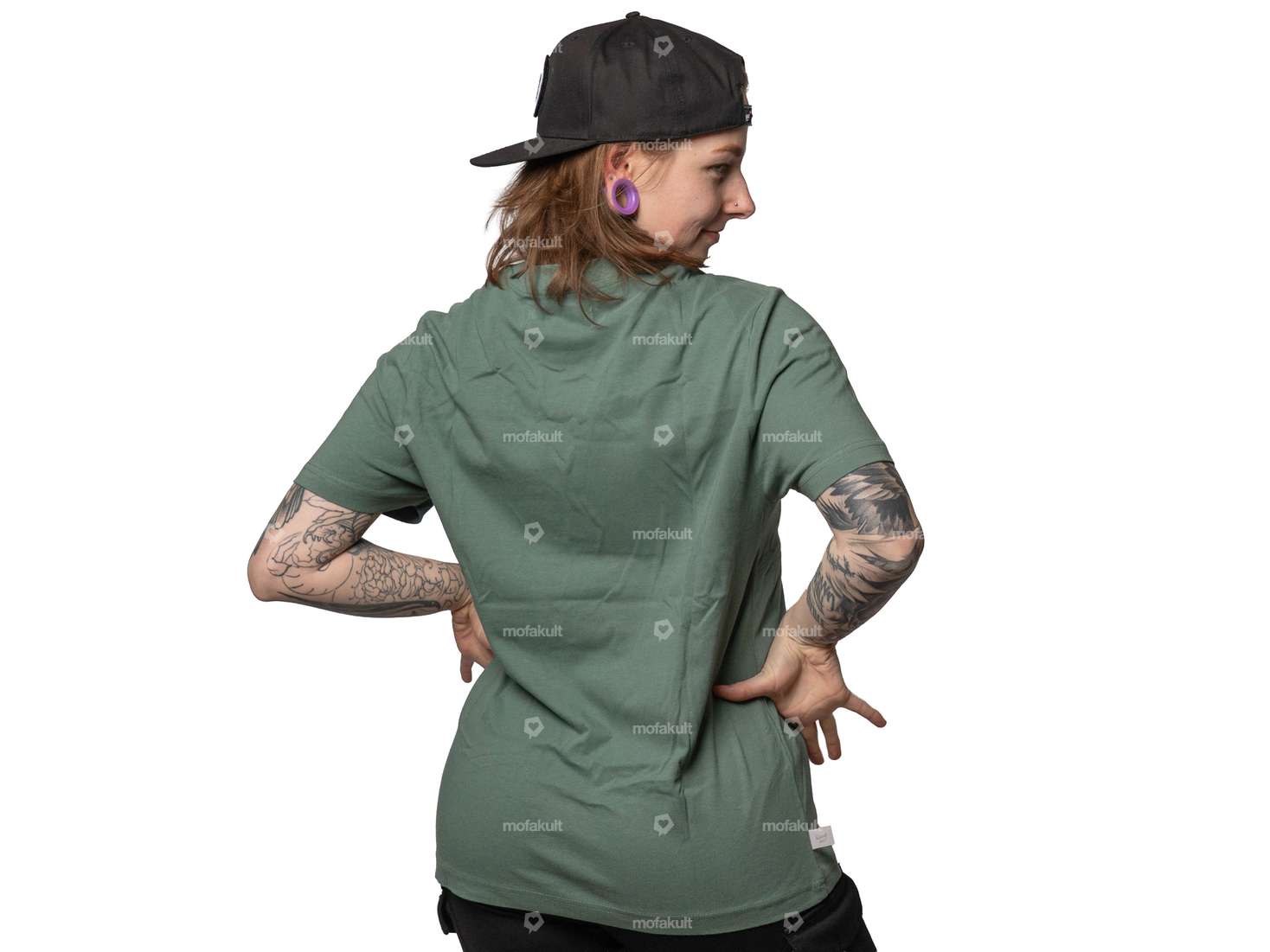 mk-Merch T-shirt "Maxi Tuning" pétrole Carousel Image 3