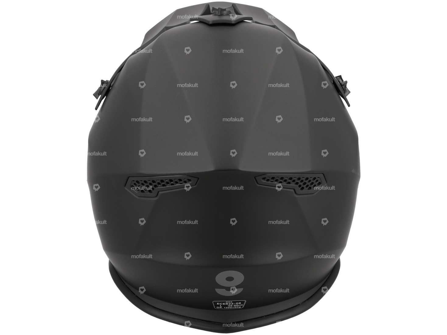 gms cross helmet "Fortis" black-matt Carousel Image 3