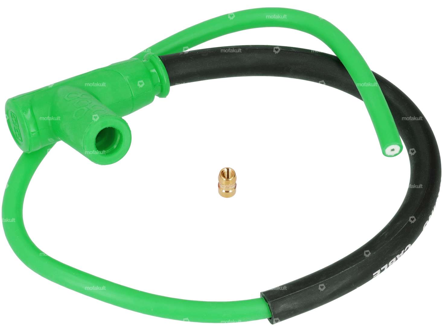 Câble d'allumage Stage6 avec cosse de bougie verte Carousel Image 1