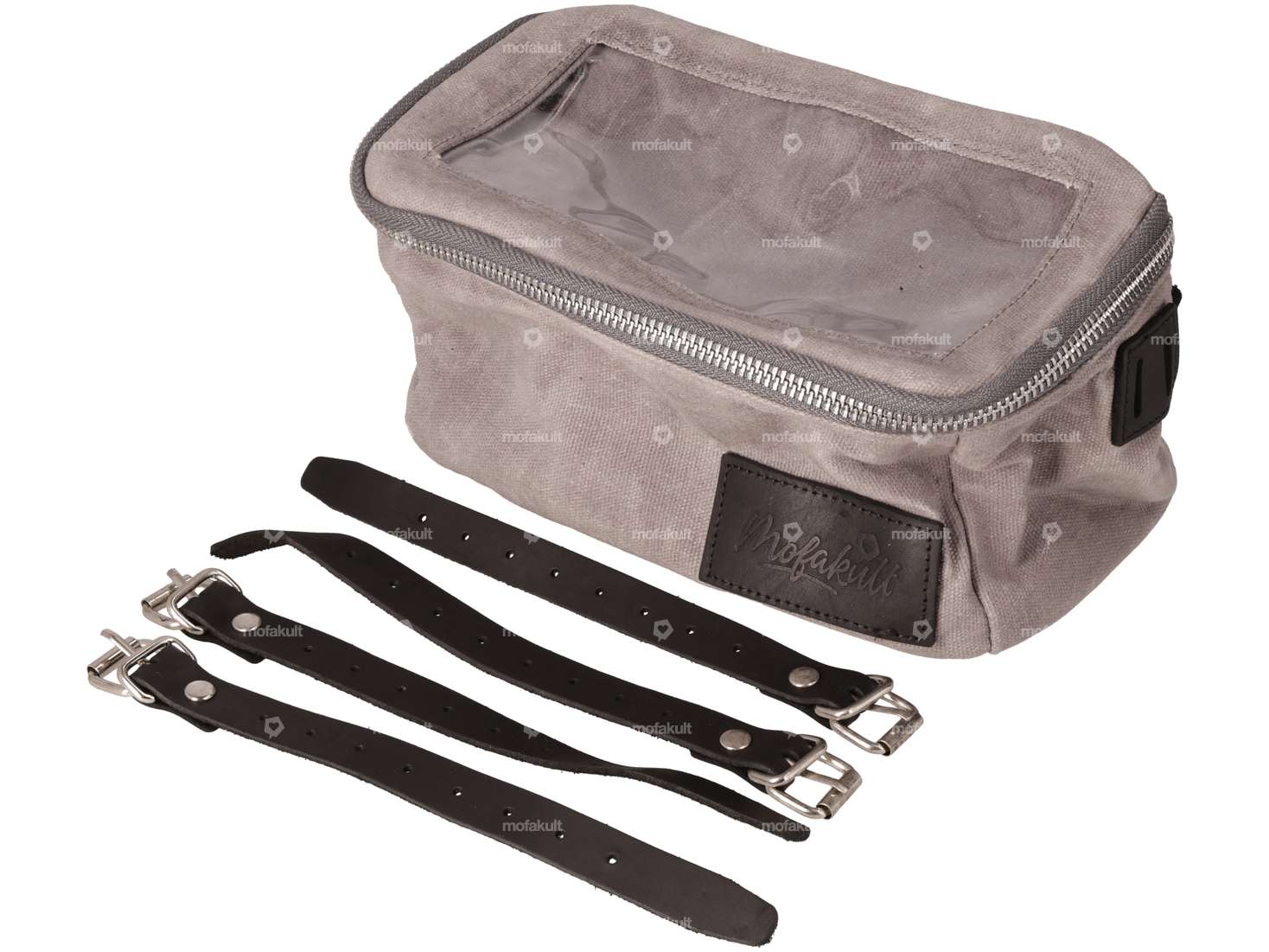 mk-Merch handlebar bag "vintage" gray Carousel Image 1