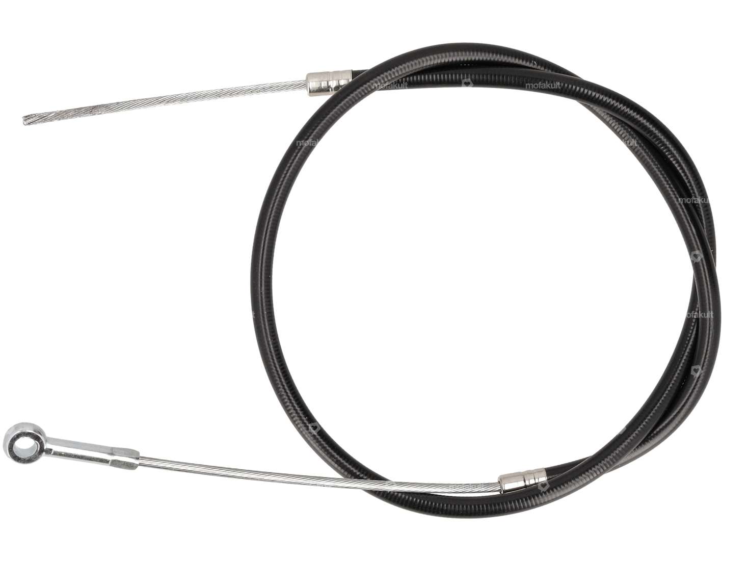 BGM brake cable (with eyelet) rear with cover black | Vespa PX Carousel Image 1