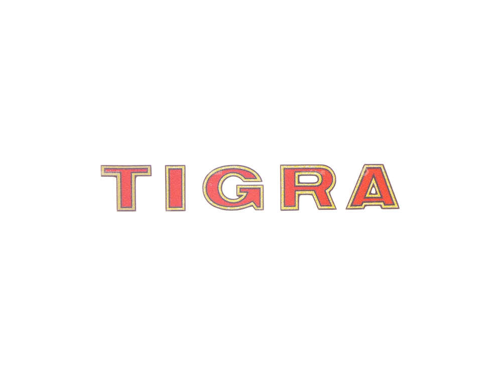 Autocollant "Tigra" 62 x 10 mm Carousel Image 1