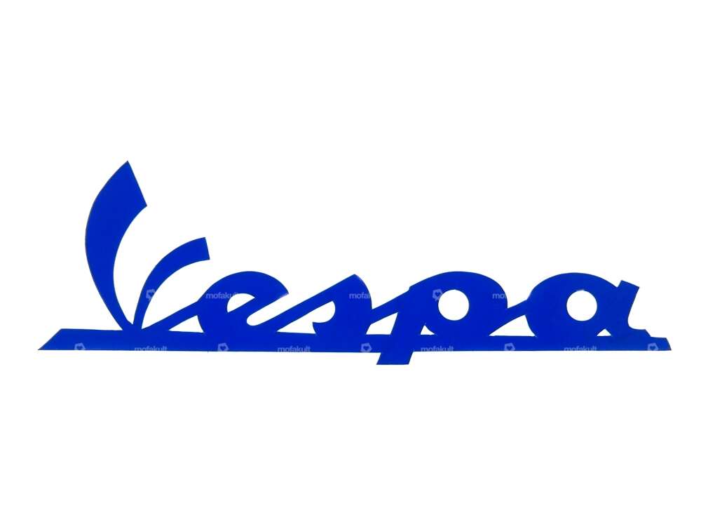 Aufkleber Vespa blau Carousel Image 1
