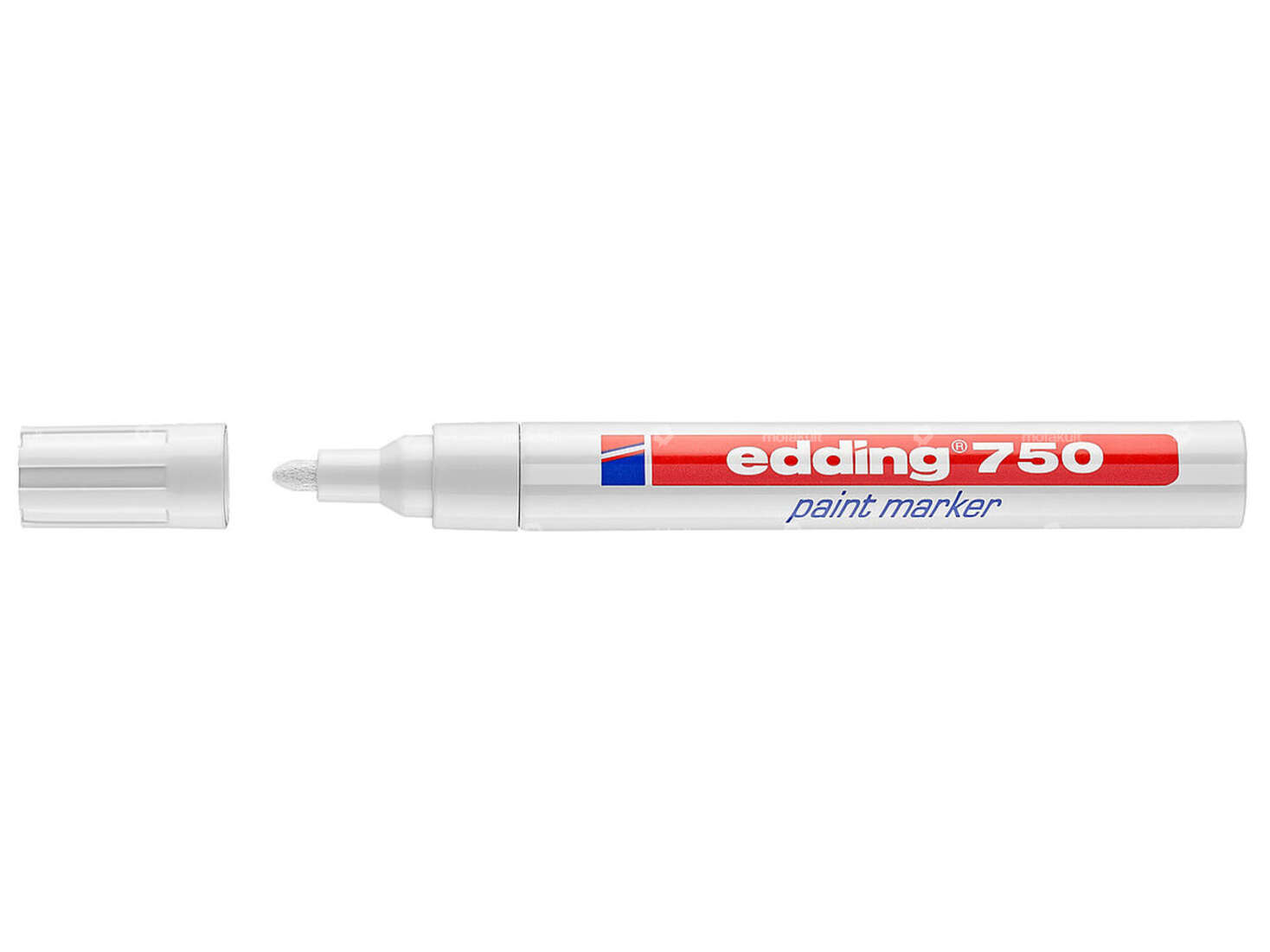 edding 750 Marqueur peinture 2 - 4 mm blanc Carousel Image 1