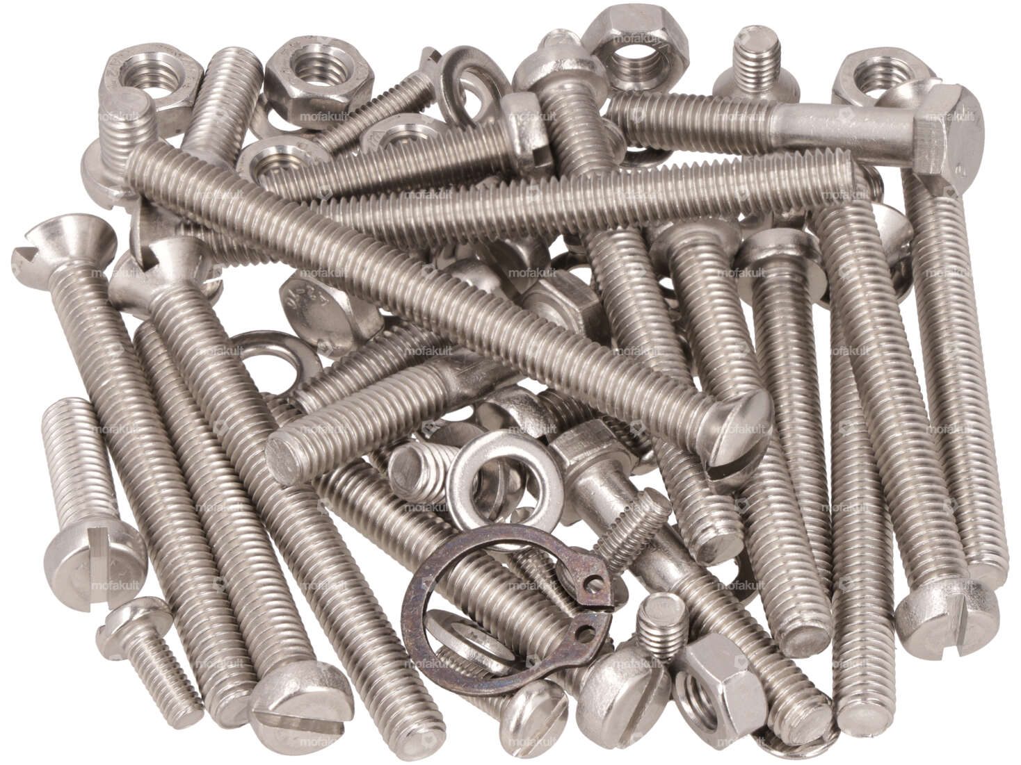 swiing® revival Kit de vis pour moteur ZA50 Inox | Puch X30, Supermaxi Carousel Image 1