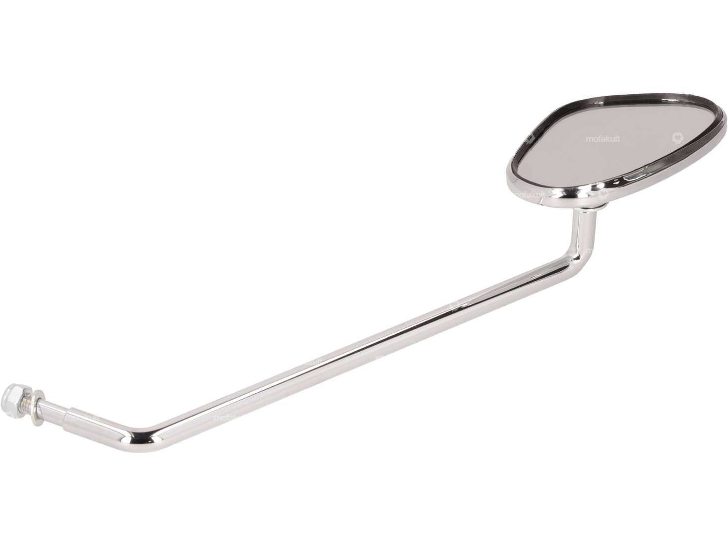 Rétroviseur Bumm ovale gauche coudé chrome Carousel Image 2