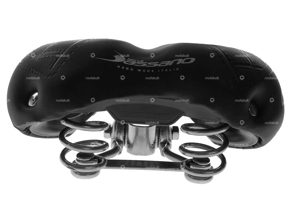 Selle Comfort à ressorts en tonneau, noire Carousel Image 9