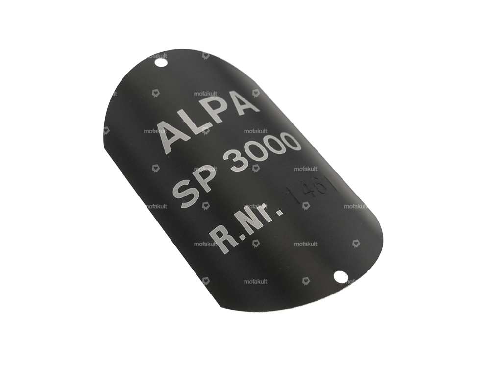 Typenschild NOS | Alpa Spezial 3000 Carousel Image 2