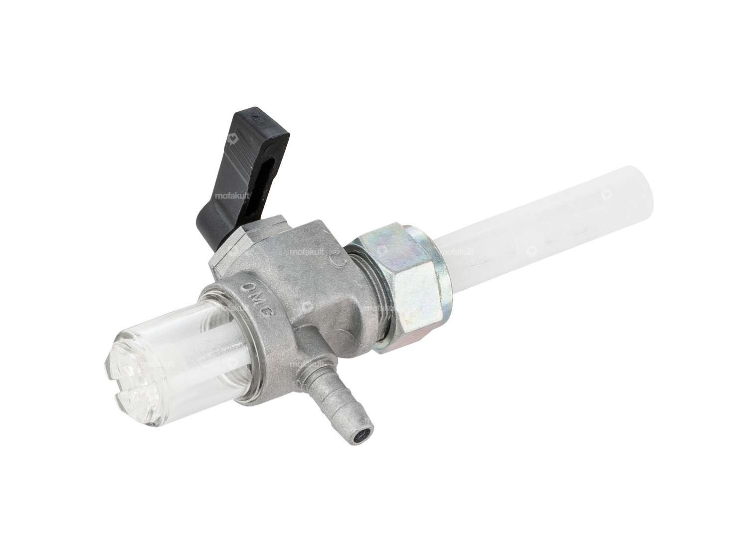OMG Benzinhahn senkrecht M16x1 (mit Überwurfmutter) hinten abgehend Filterkammer Kunststoff Carousel Image 2