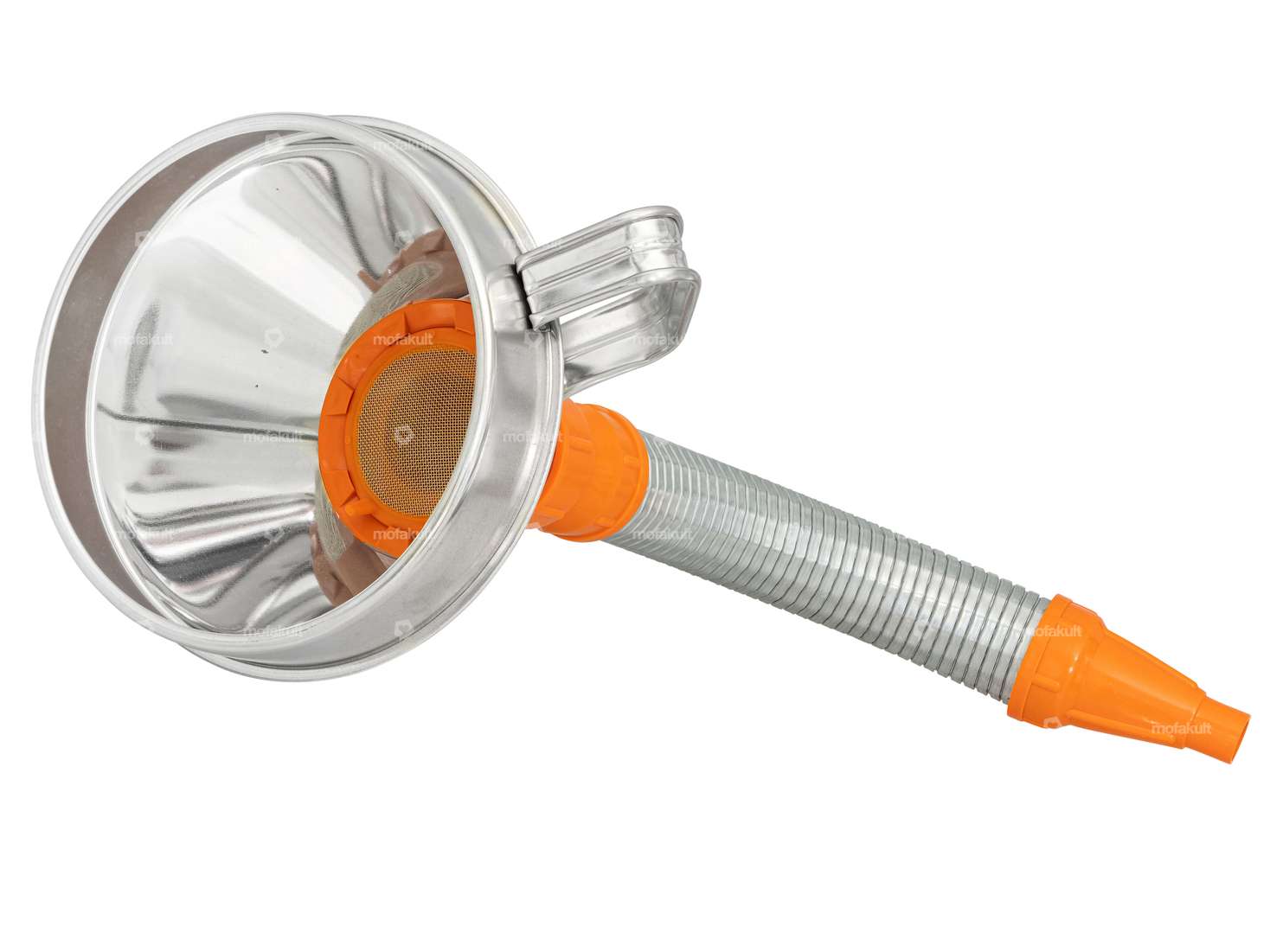 Entonnoir combiné avec goulotte de remplissage & tamis (métal) Carousel Image 3