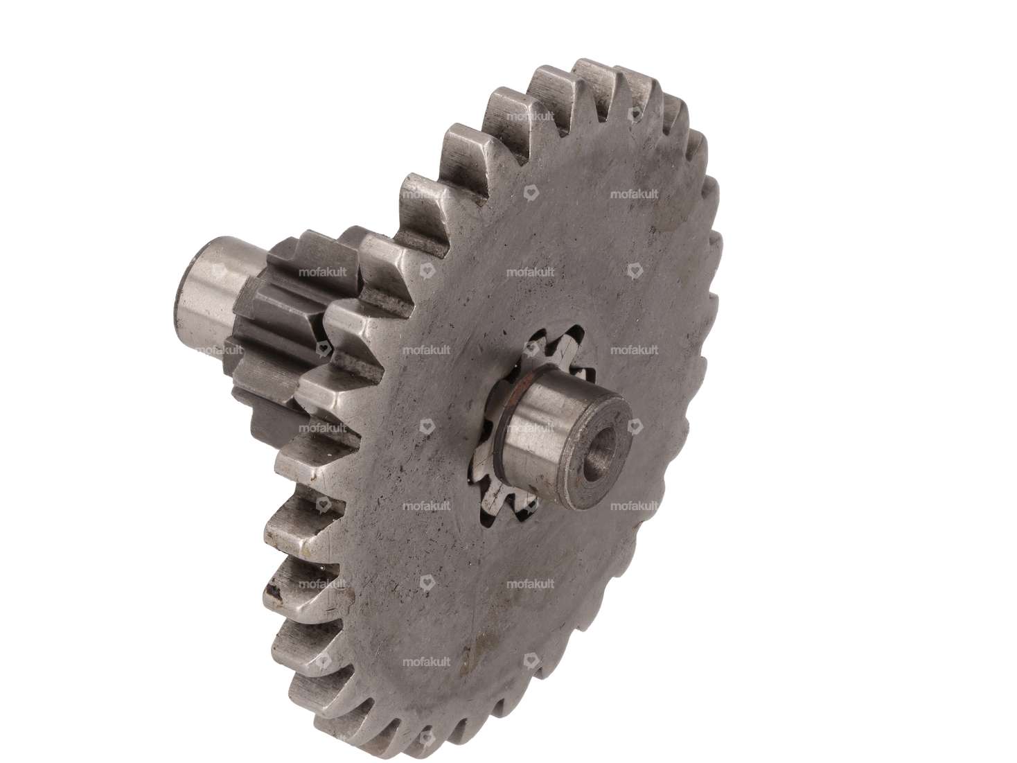 Arbre intermédiaire de démarrage 8/30 dents Kickstarter NOS | Puch Maxi Plus, Magnum X Carousel Image 2