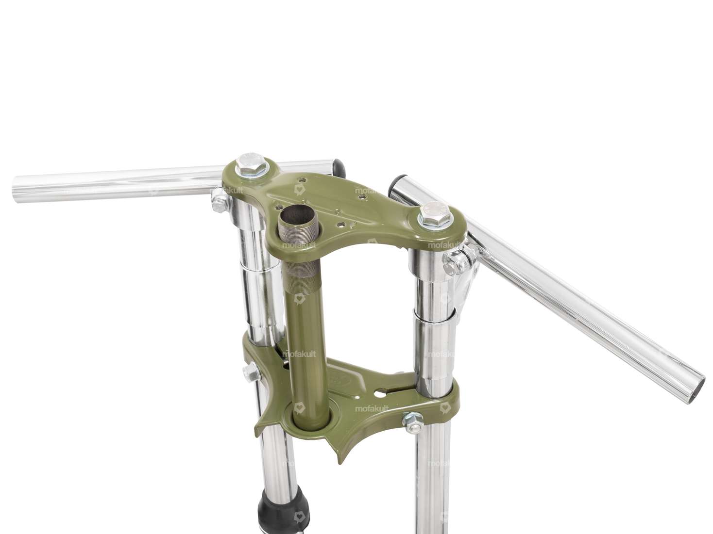 Stub handlebar 25 cm chrome (26 - 28 mm fork leg) Carousel Image 3