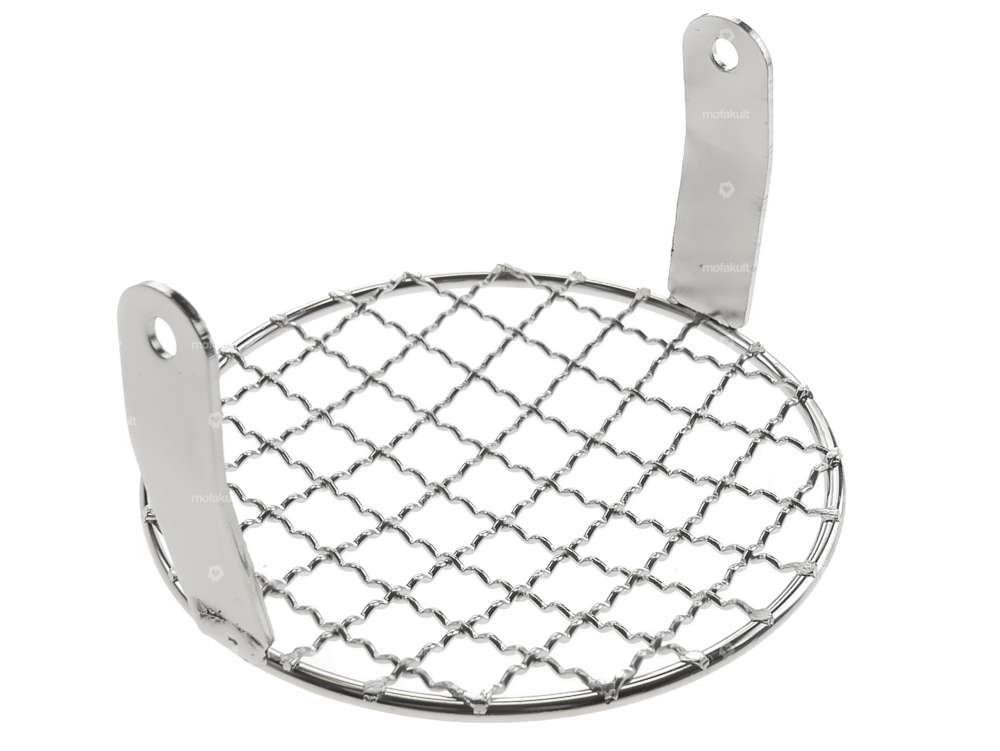 Lamp grille round chrome Carousel Image 3