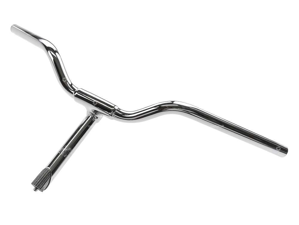 Guidon avec potence 9 cm pivotant en chrome Carousel Image 2