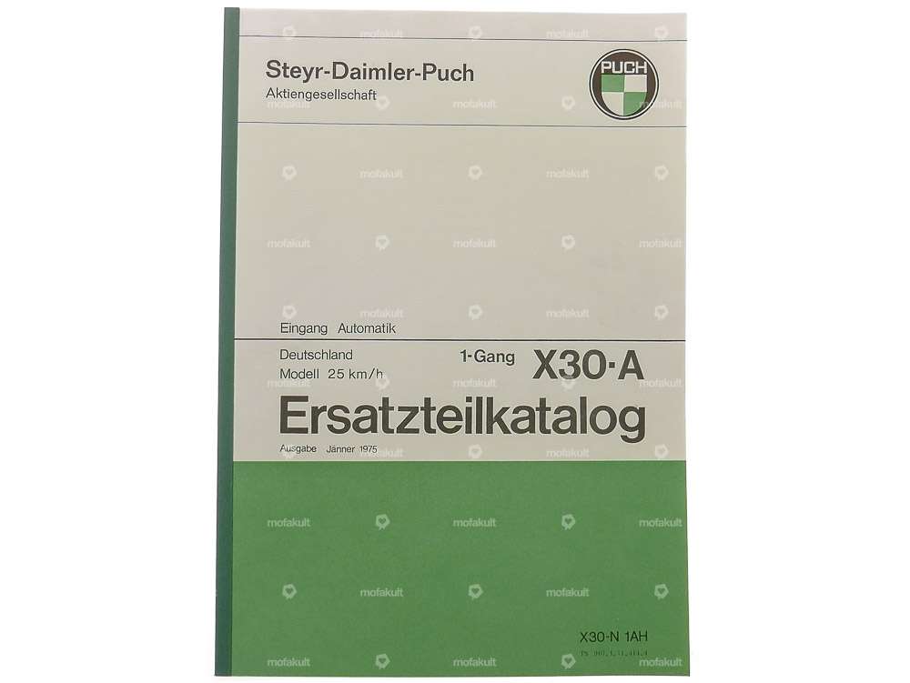 Catalogue de pièces détachées | Puch X30-A (DE) Carousel Image 1