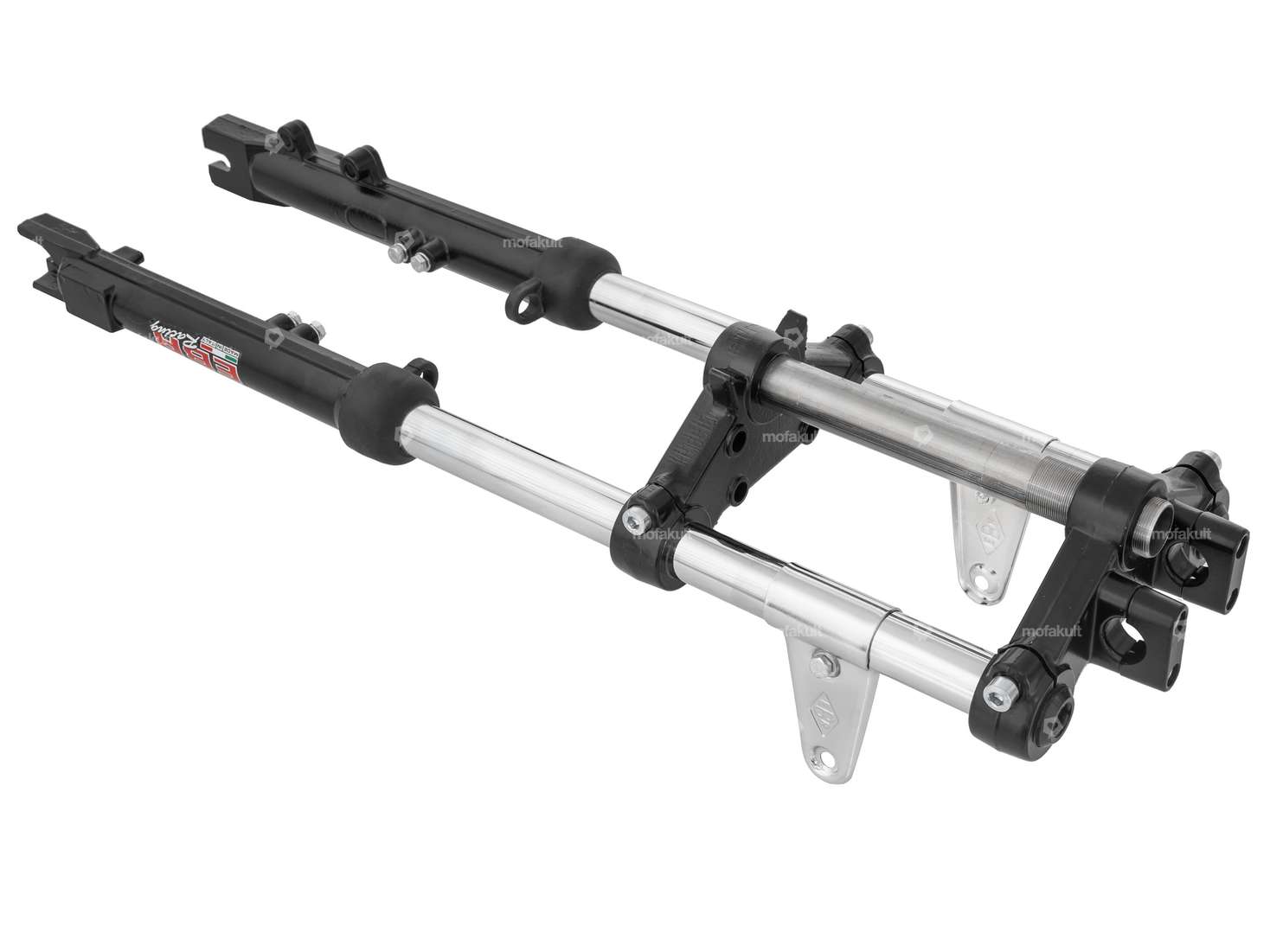 EBR telescopic fork hydraulic extended black (with tabs for disc brake) | Puch Carousel Image 2