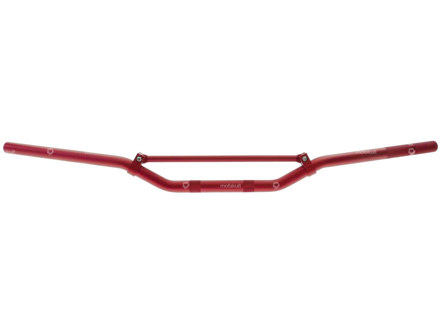 Rennlenker Gabelplatte 8 cm / breit Aluminium rot Carousel Image 1