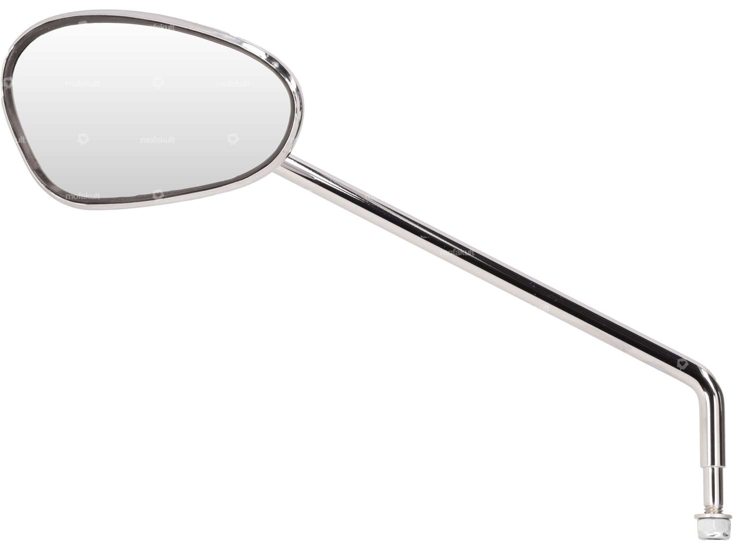 Rétroviseur Bumm ovale gauche coudé chrome Carousel Image 1