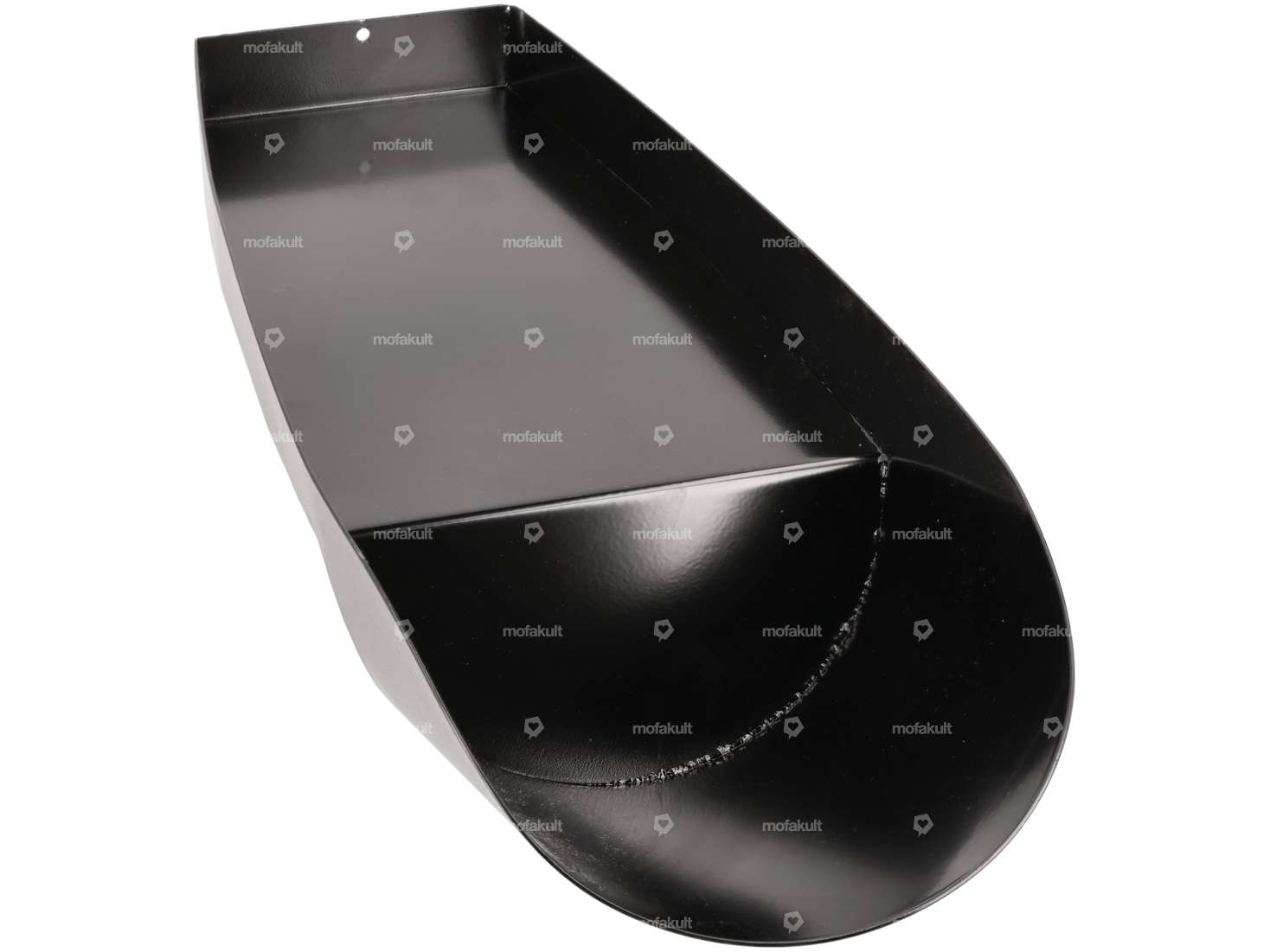 MLM coque de selle Cafe Racer ronde noire Carousel Image 2