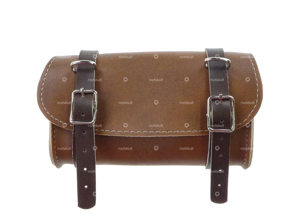 Sacoche de selle marron / marron foncé Carousel Image 2