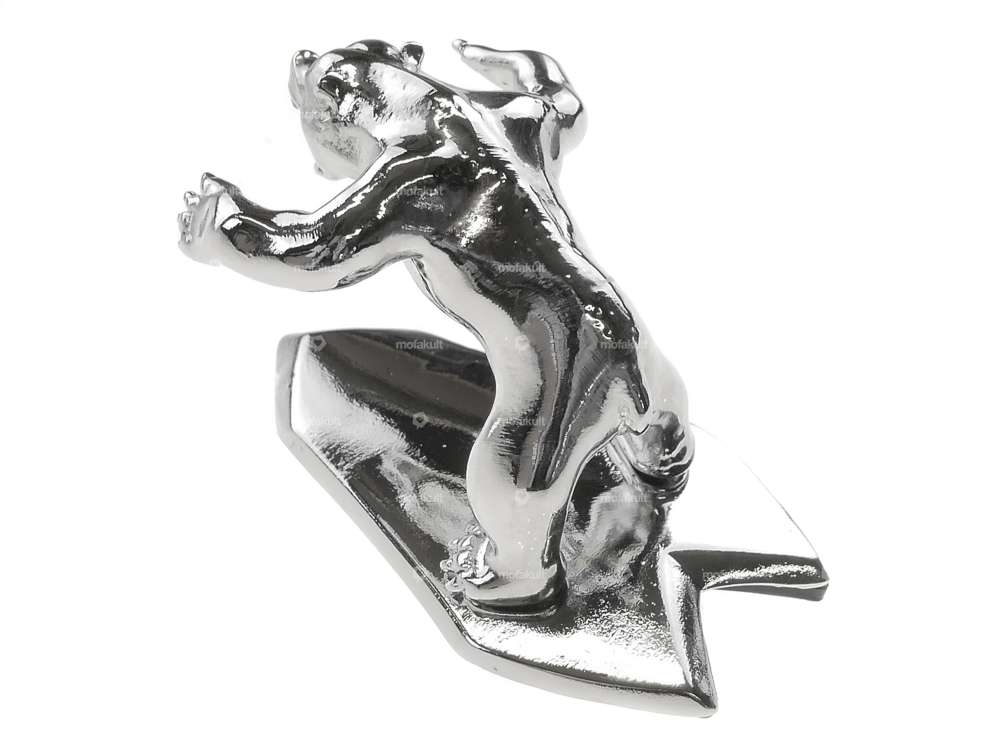 Figurine décorative Wild Bear grande Chrome Carousel Image 3
