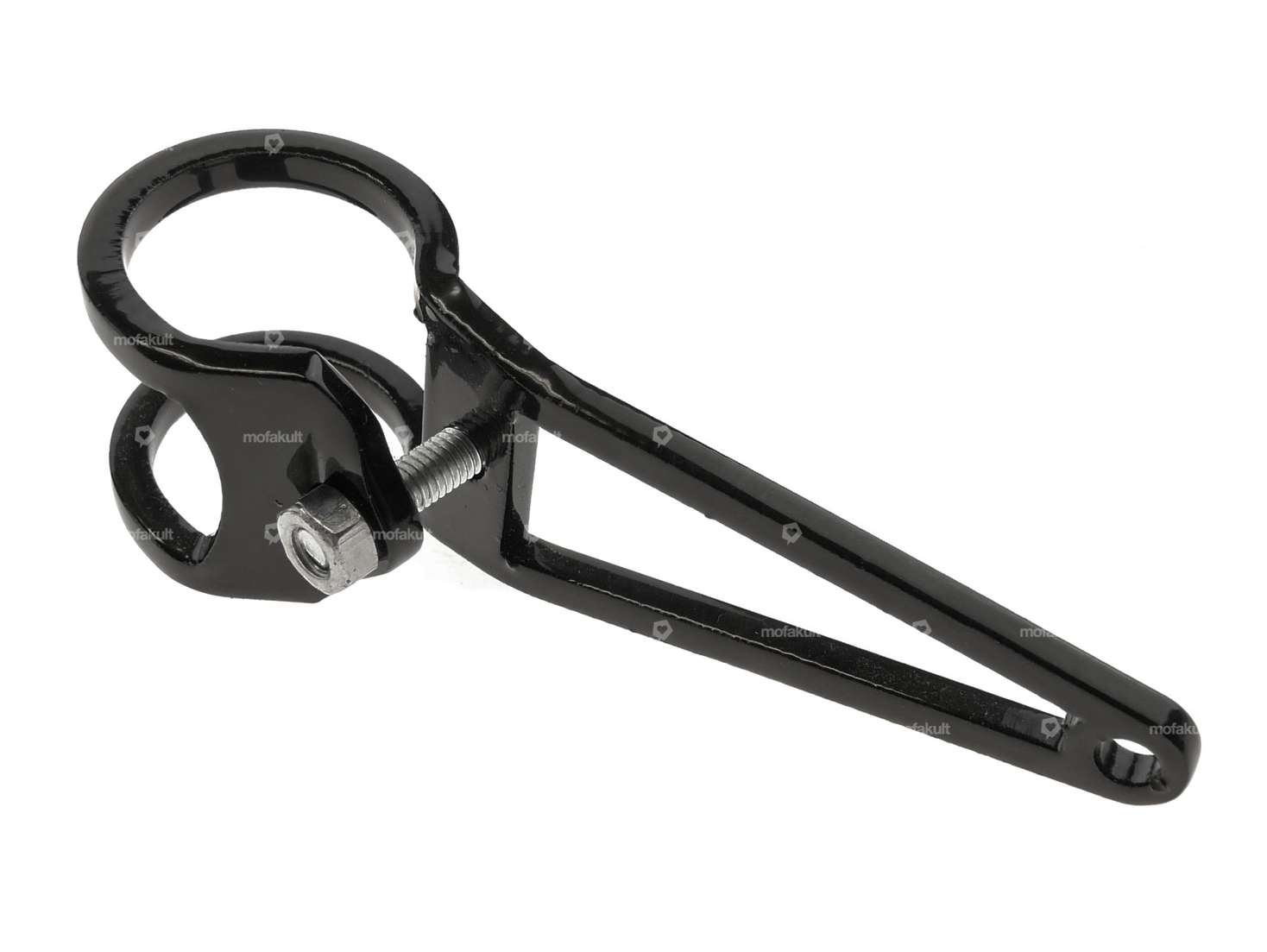 Supports de lampe MLM Ø 28 mm simple noir Carousel Image 3