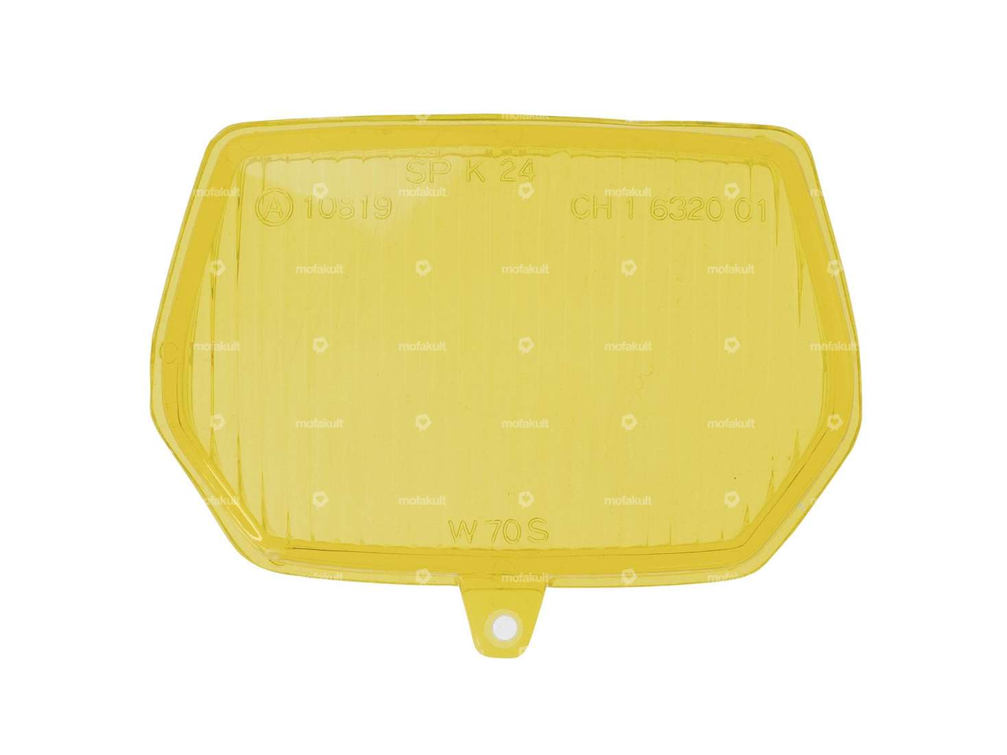 Glass spotlight angular yellow Carousel Image 1